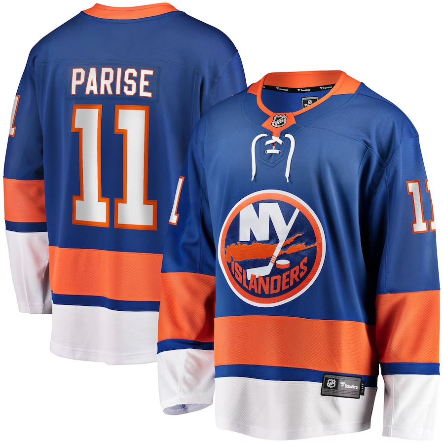 Men New York Islanders #11 Zach Parise Fanatics Branded Royal Home Breakaway Player NHL Jersey
